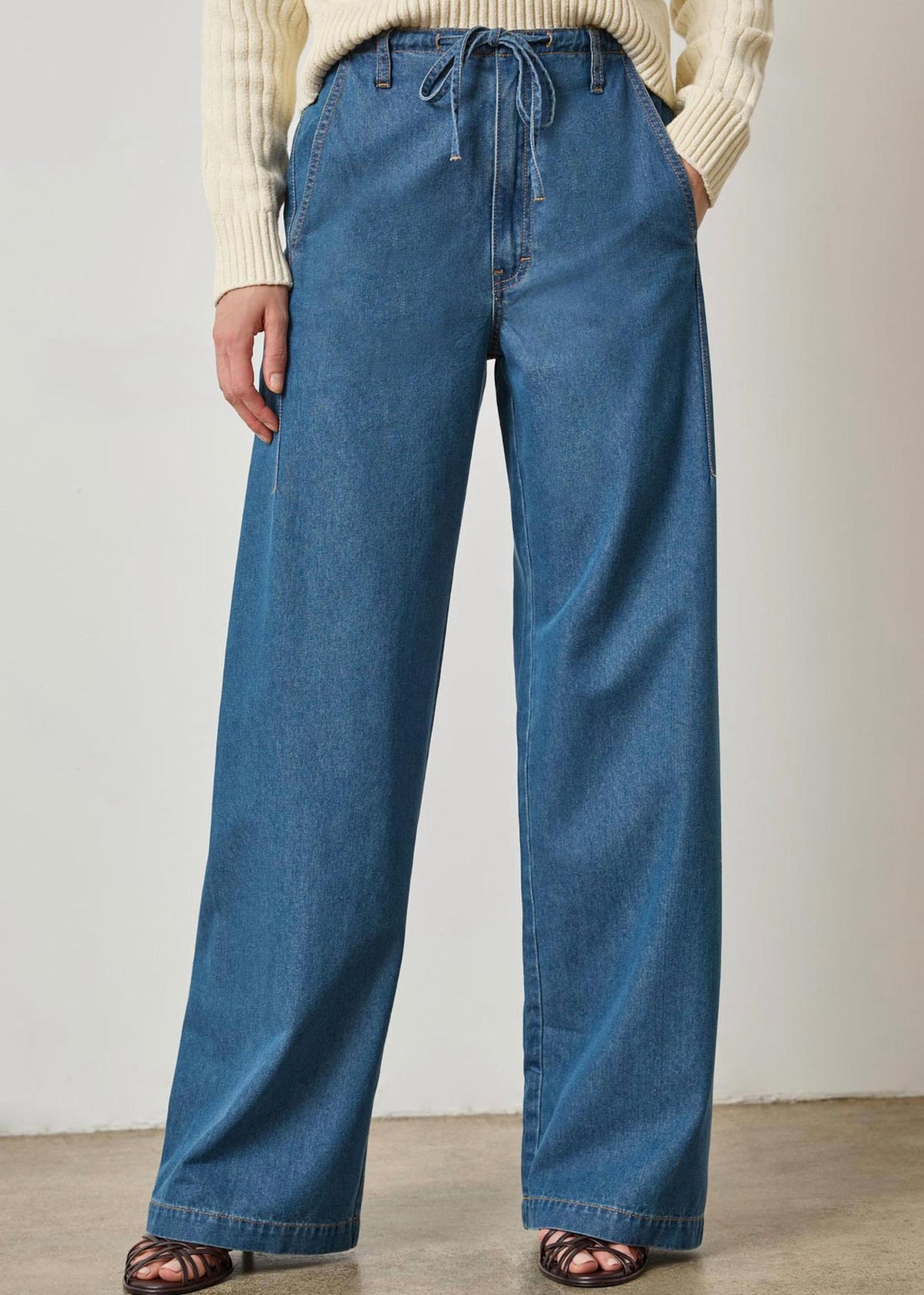 Lilla P - Straight Leg Drawcord Pants