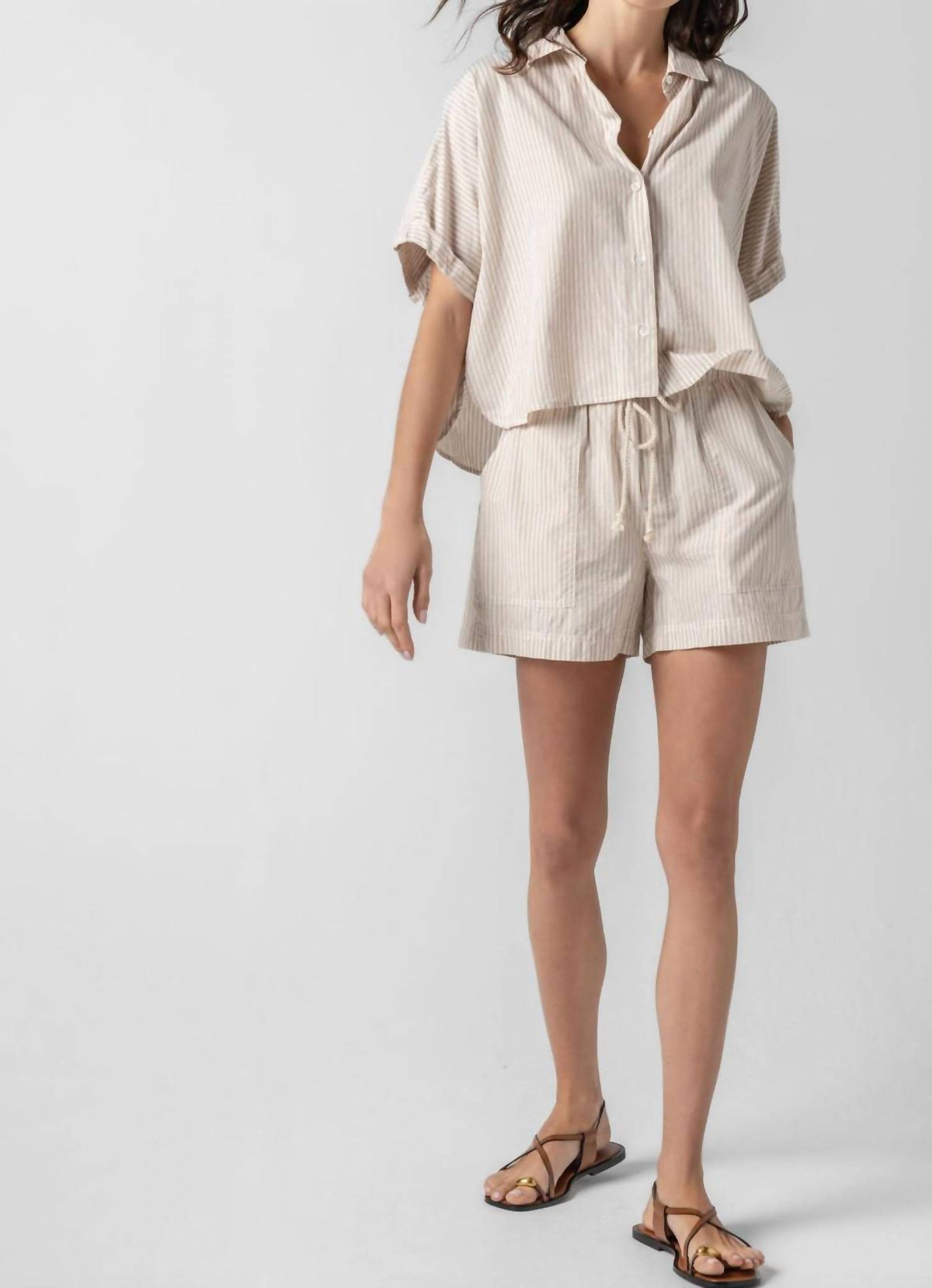 Lilla P - Striped Pocket Short