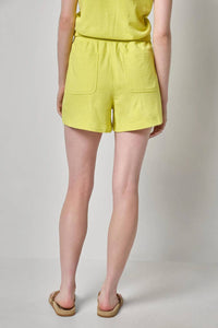 Lilla P - Textured Terry Front Seam Shorts