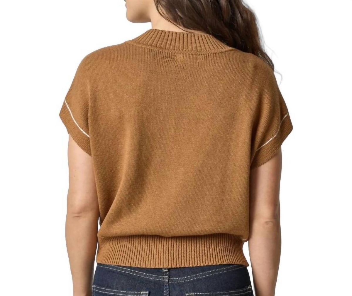 Lilla P - V-neck Wedge Sweater