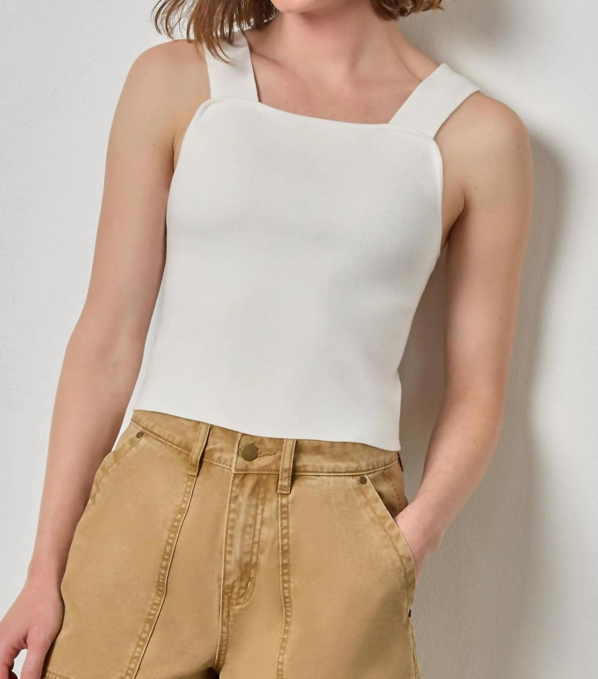 Lilla P - Wide Strap Knit Tank