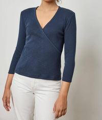 Lilla P - Women's Surplice Sweater