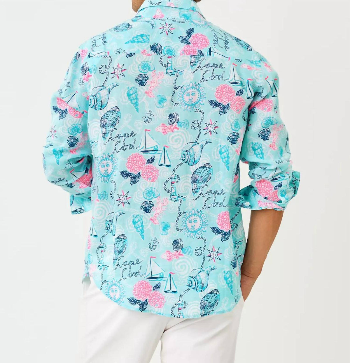 Lilly Pulitzer - Addison Button Down Linen Shirt
