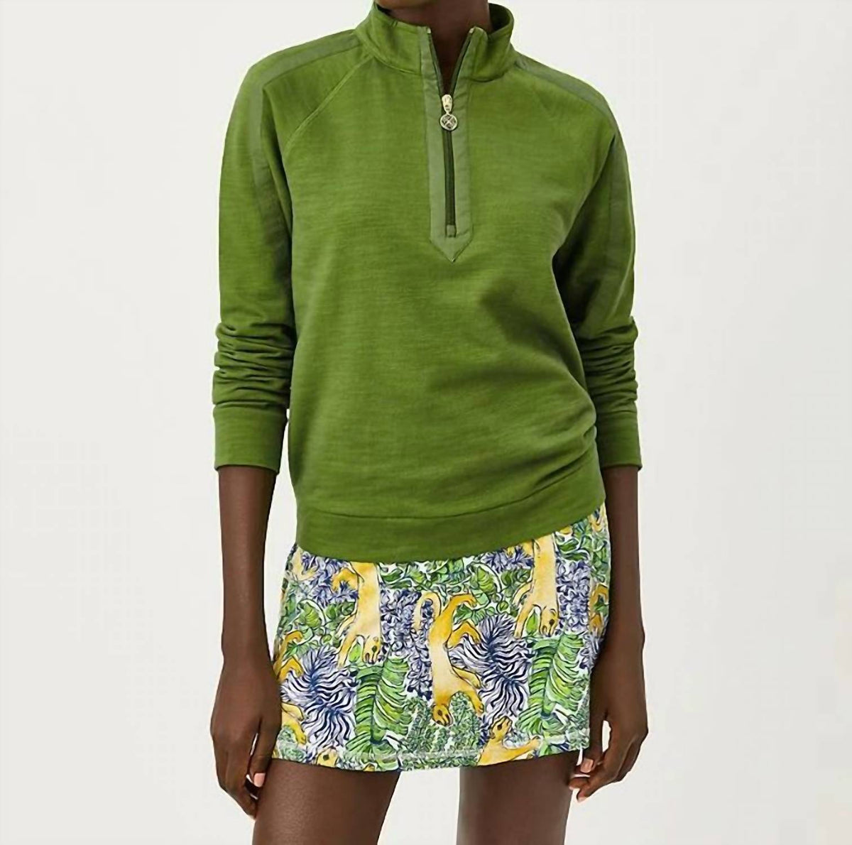 Lilly Pulitzer - Ashlee Half Zip Pullover Sweatshirt