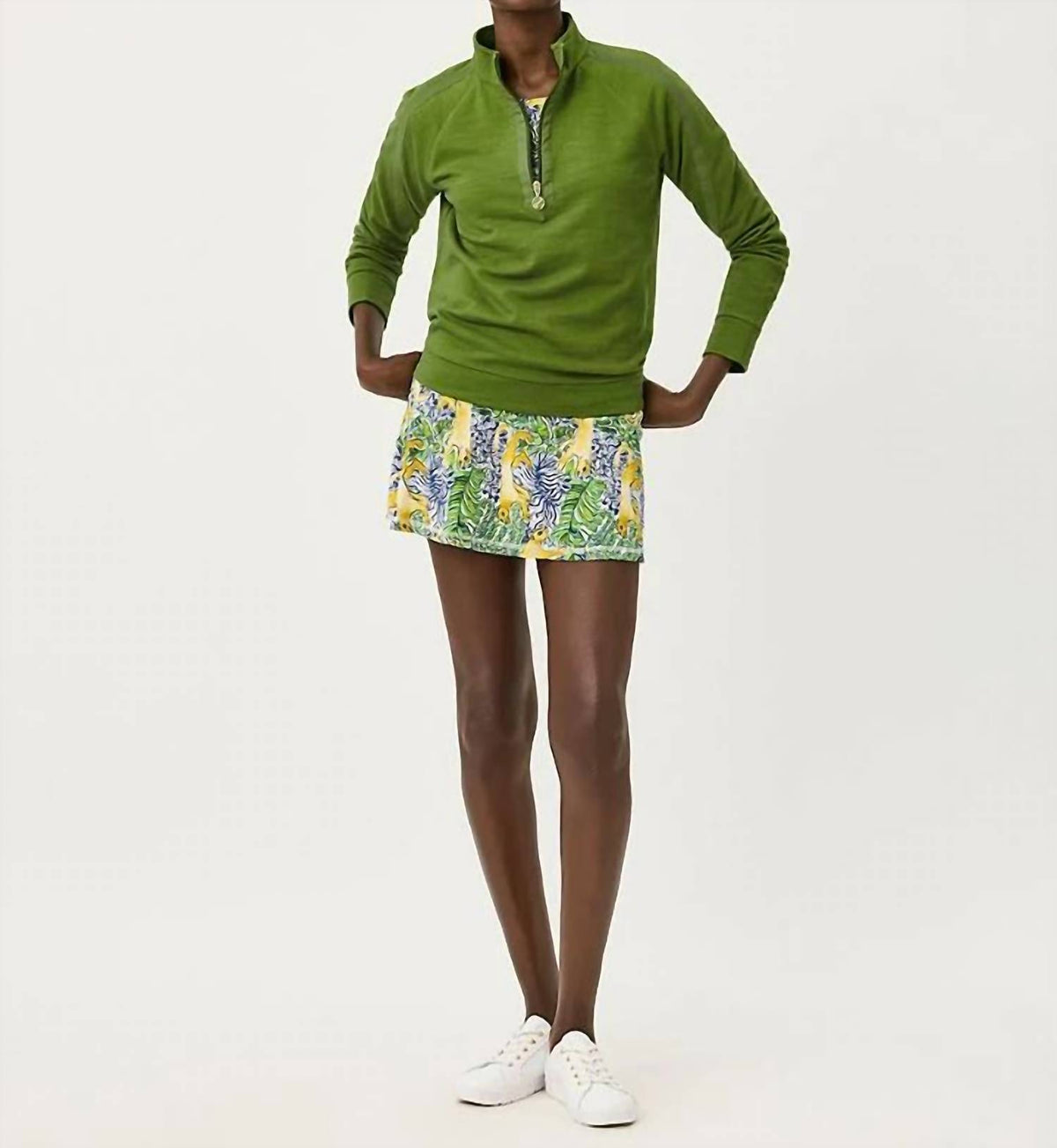 Lilly Pulitzer - Ashlee Half Zip Pullover Sweatshirt