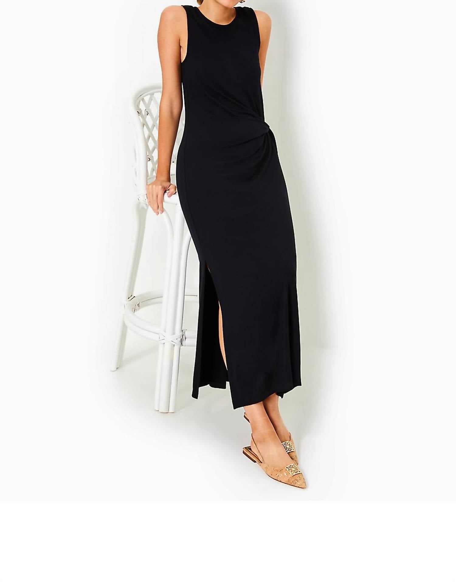 Lilly Pulitzer - Bryson Sleeveless Maxi Dress - black - clothing - dresses