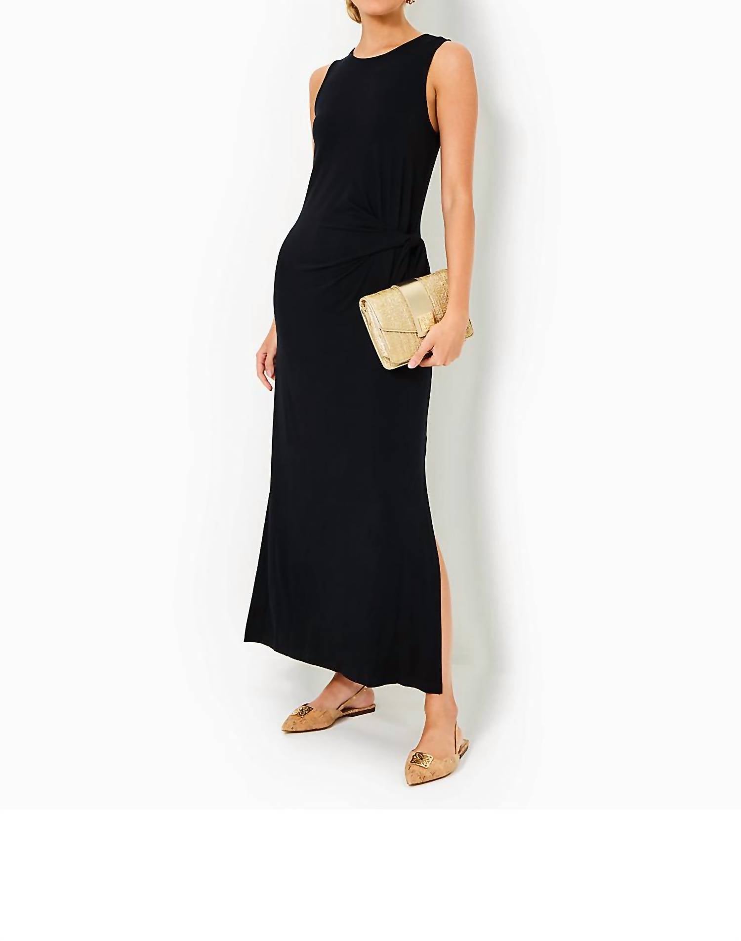 Lilly Pulitzer - Bryson Sleeveless Maxi Dress - black - clothing - dresses