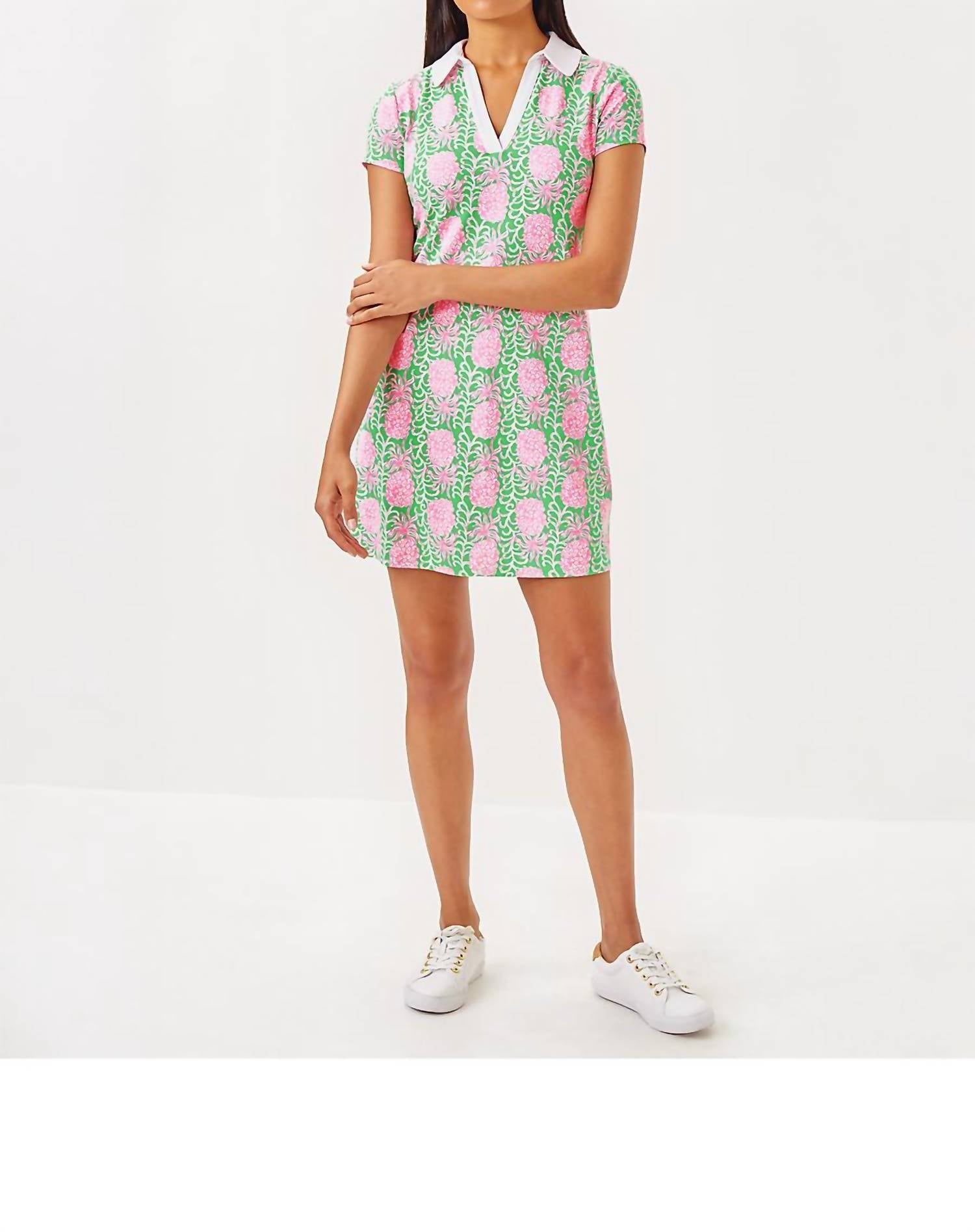 Lilly Pulitzer - Cayo Costa Upf 50+ V - neck Mini Dress - clothing - dresses - graphic