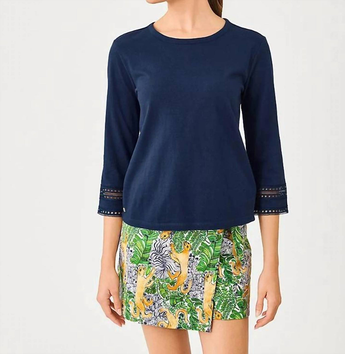 Lilly Pulitzer - Clairmont Trimmed Knit Top