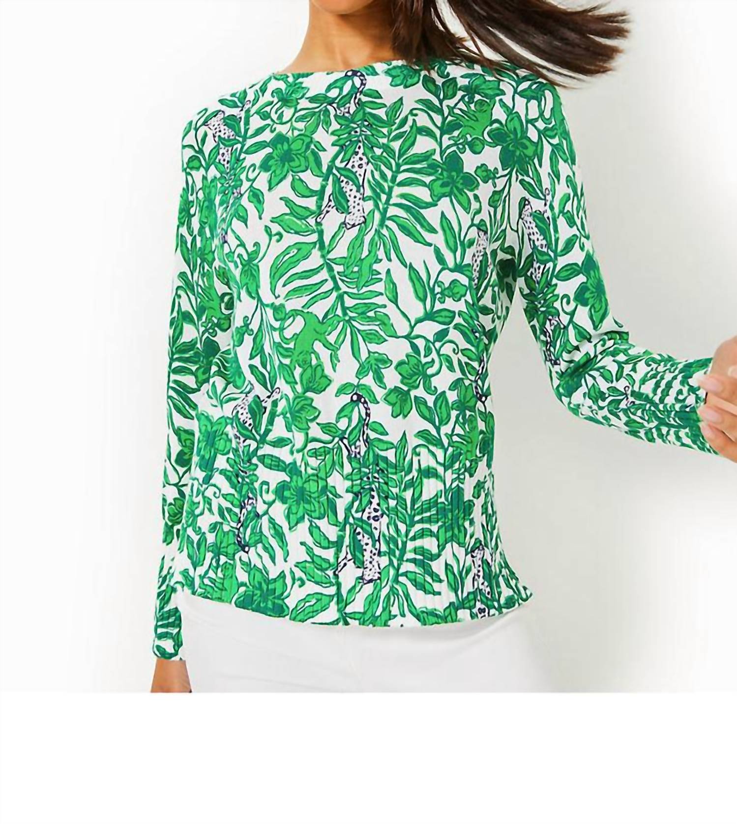 Lilly Pulitzer - Salima Sweater - clothing - cotton - blend - crew