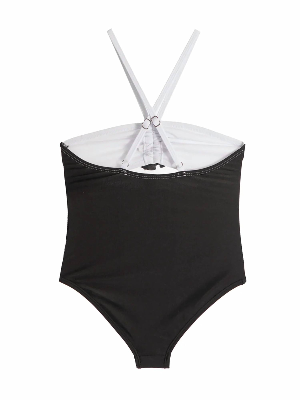 Limeapple - Eliana Rosette Halter One Piece Swimsuit