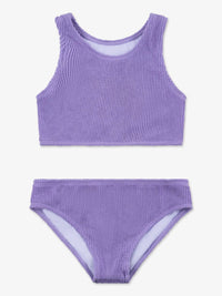 Limeapple - Girl's Crinkle Two Piece Tankini Swimsuit - baby - bikinis - clothing
