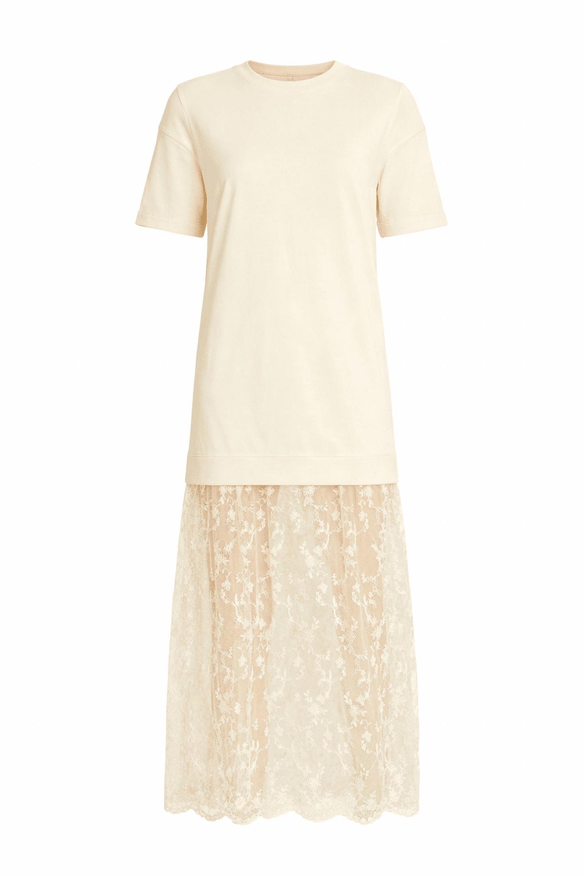 Line And Dot - Esryn Mixed Media Dress
