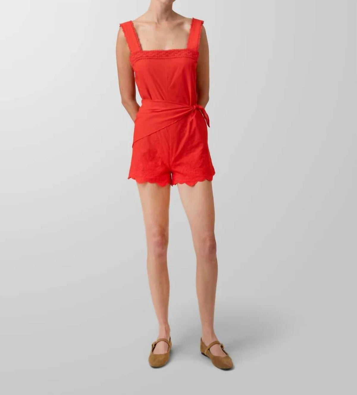Line And Dot - Rou Sleeveless Romper