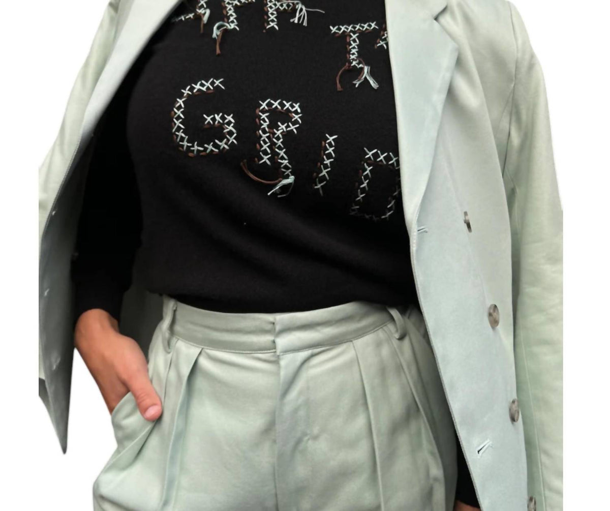 Lingua Franca - Off The Grid Crewneck Top