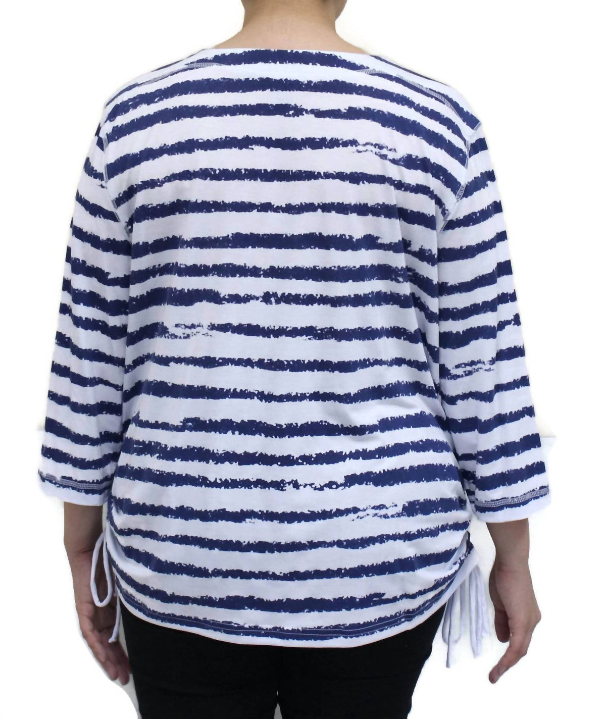 Links - Women's Striped Drawstring Top