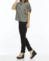 Lior - Harmony Double Flounce Sleeve Blouse
