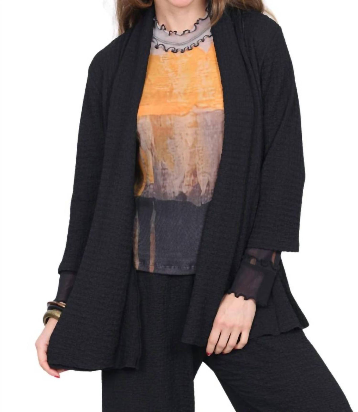 Lior - Kit Waffle Cardigan