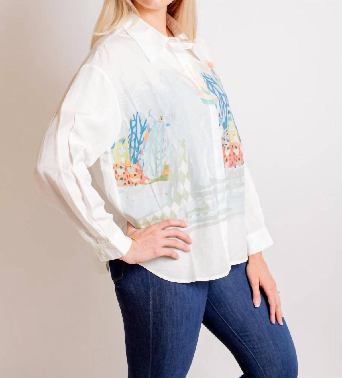 Lior - Patio Print Top