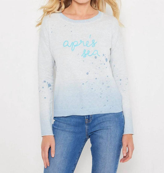 Lisa Todd - Apres Sea Sweater - blue - clothing - cotton