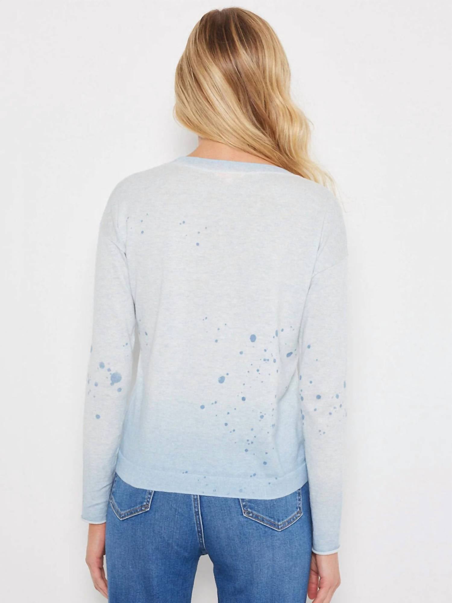 Lisa Todd - Apres Sea Sweater - blue - clothing - cotton