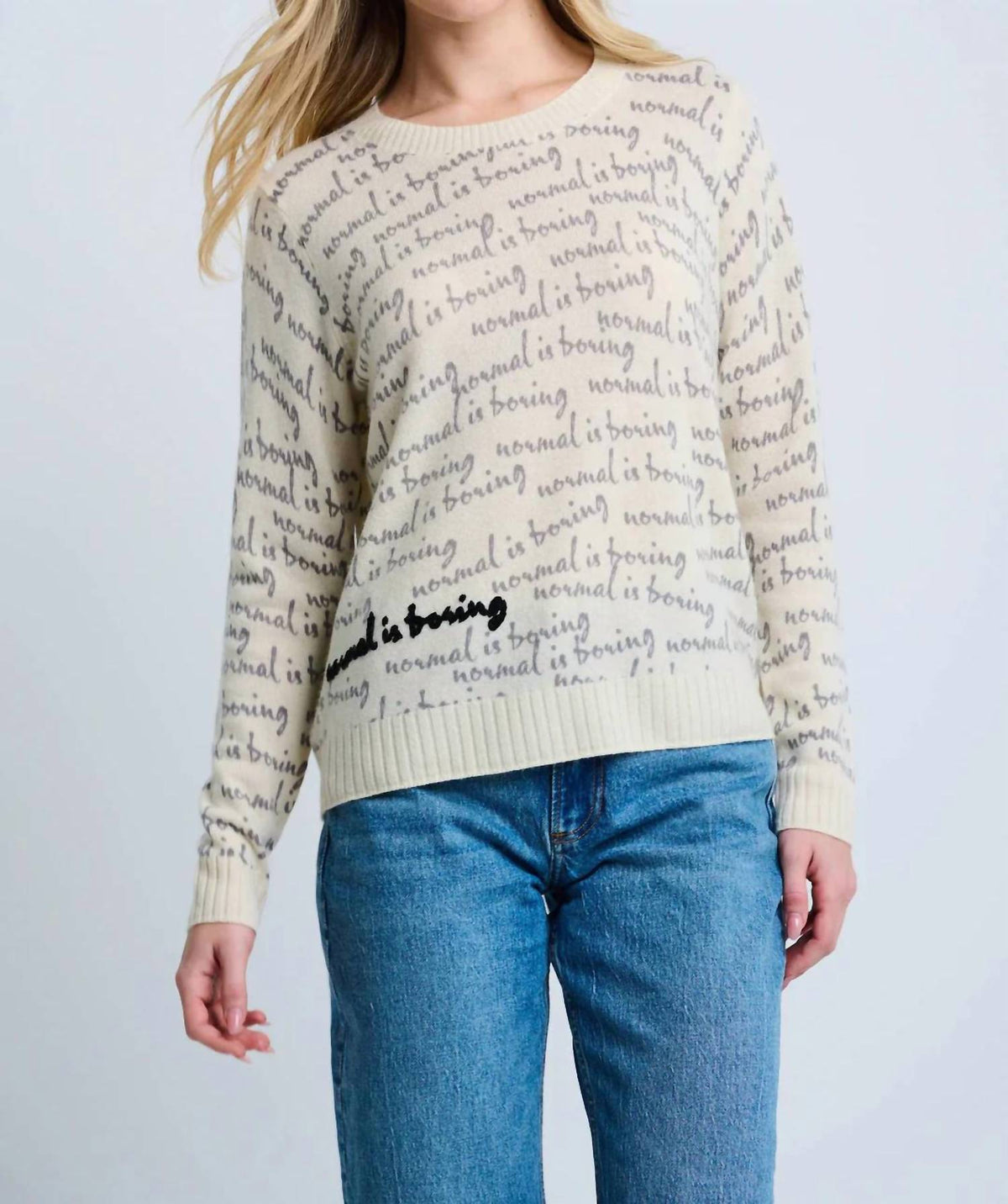 Lisa Todd - Normal is Boring Sweater