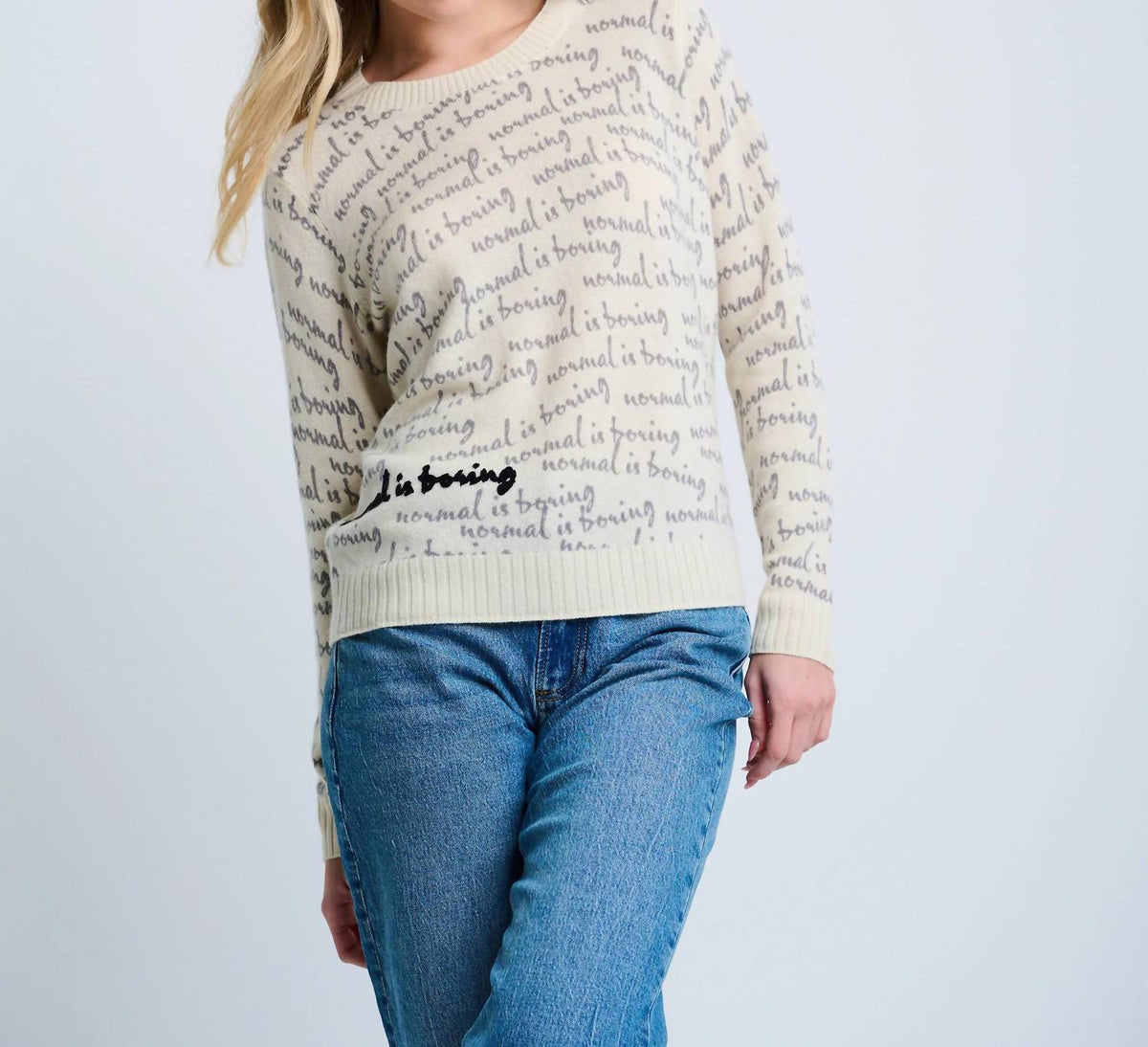 Lisa Todd - Normal is Boring Sweater