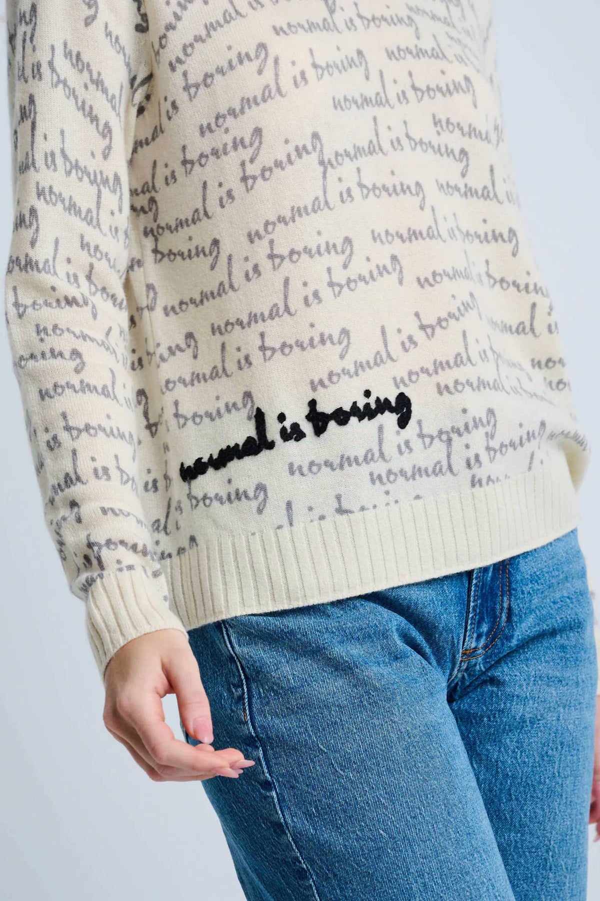 Lisa Todd - Normal is Boring Sweater
