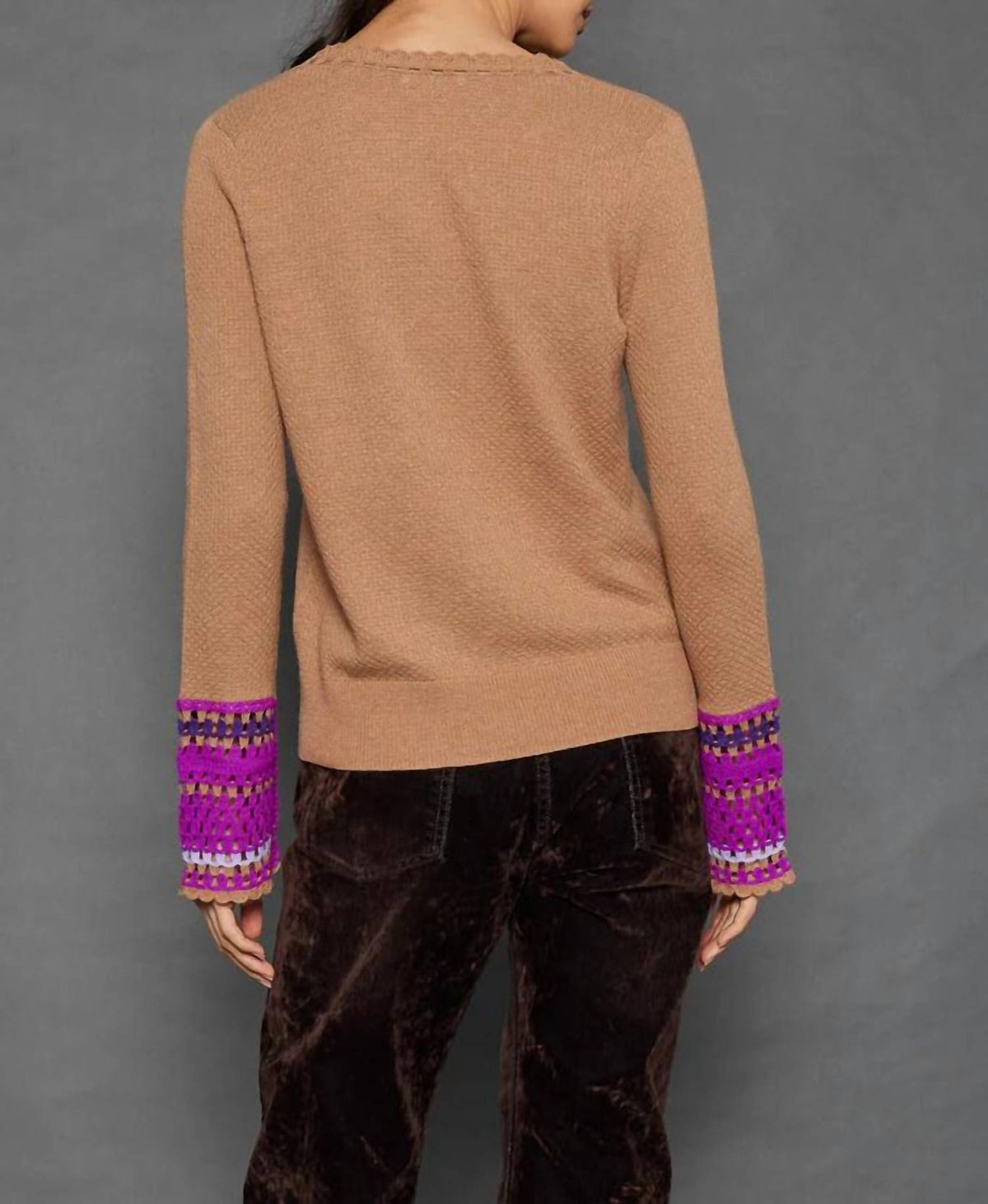 Lisa Todd - Rye Cuff Link V-neck Sweater