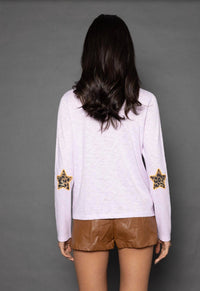 Lisa Todd - Snapped Up Tee - clothing - cotton - purple