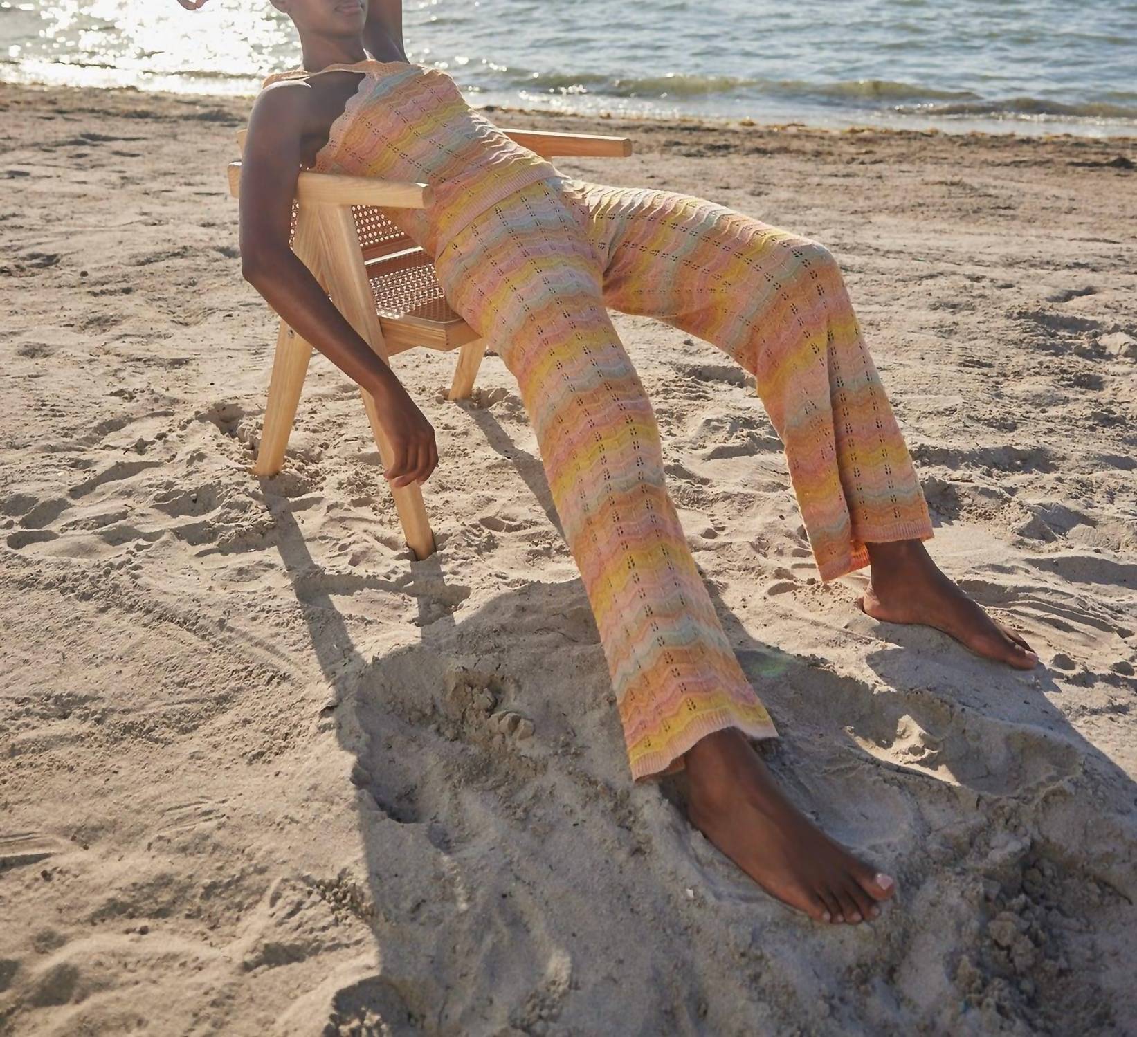 Lisa Todd - Summerscape Halter Top - blouses - clothing - cotton - blend