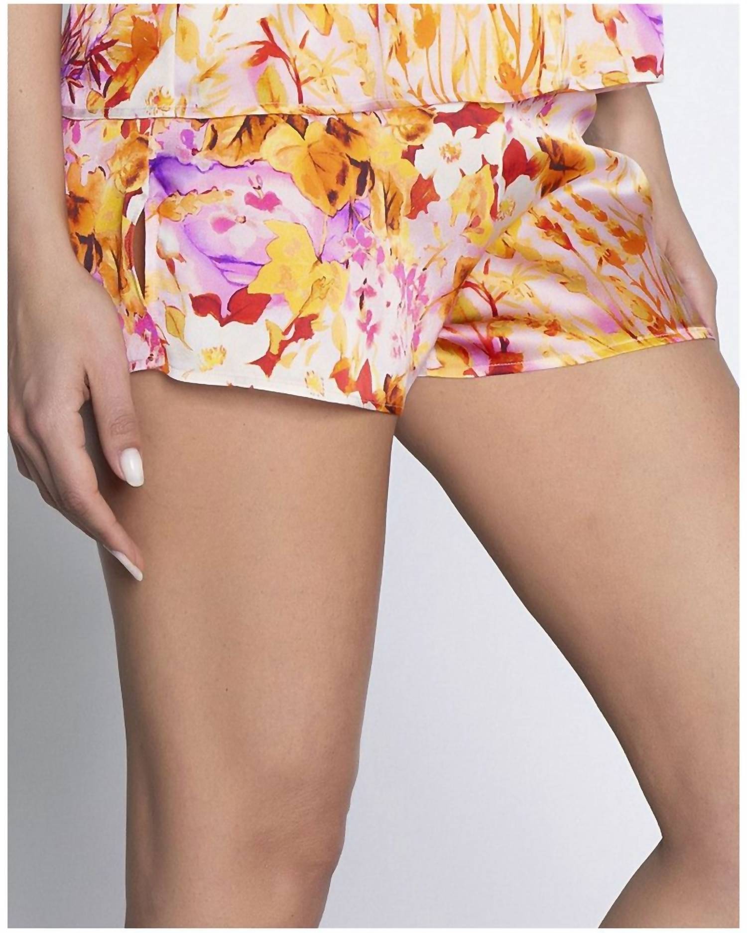Lise Charmel - Jardins De Lumiere Lingerie Shorts - clothing - high - waist - patterned
