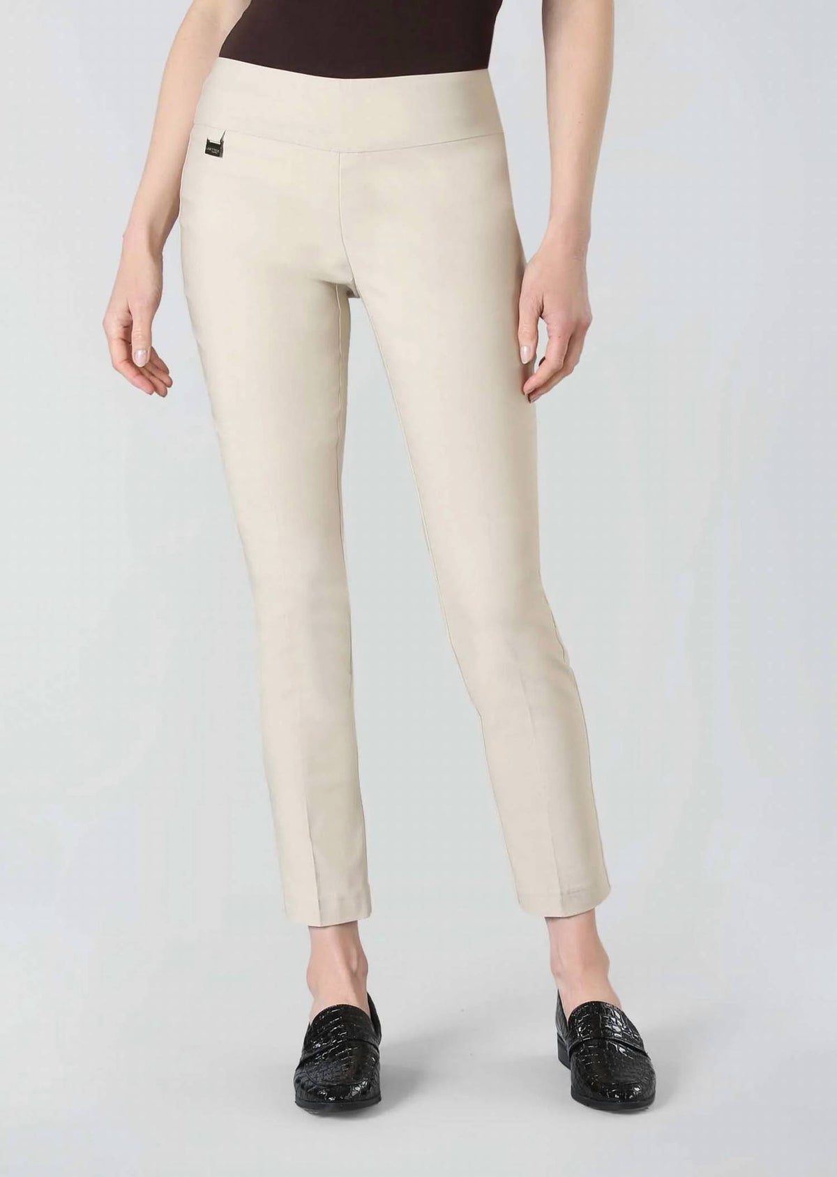 Lisette L - Solid Magical Lycra Ankle Pants