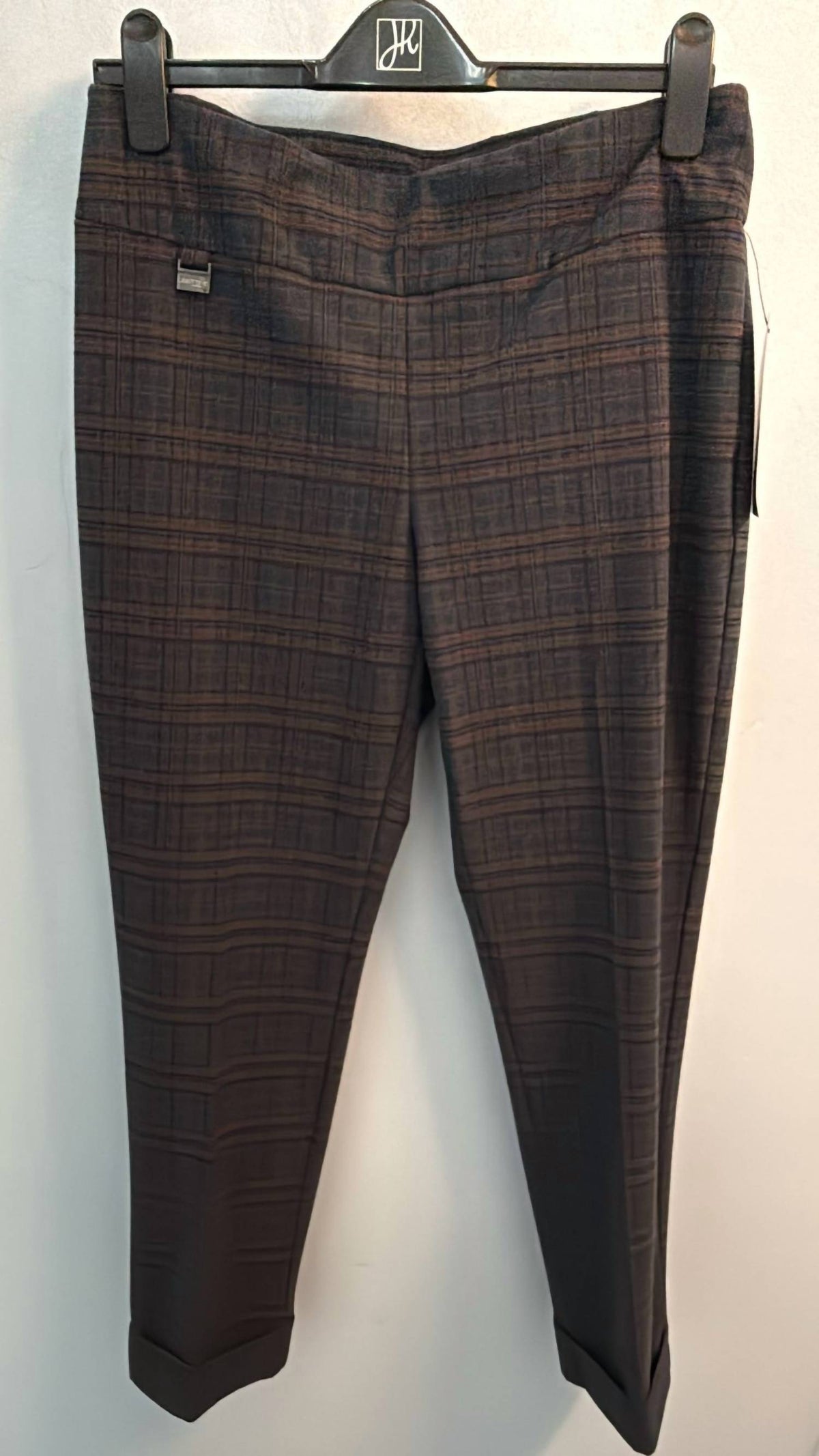 Lisette - Women's Plaid Slim Ankle Pants