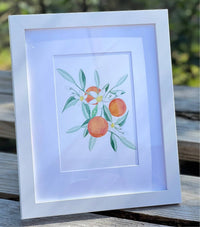 Little Blue Designs - Citrus Framed Art Print