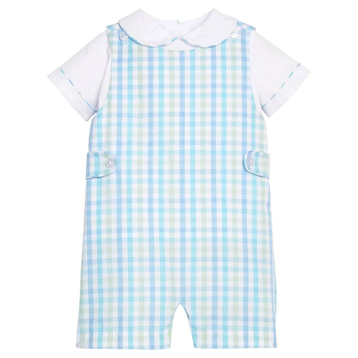 Little English - Kids Button Tab John John Set