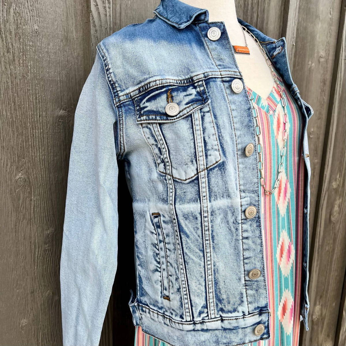Litz La - Women's Vintage Denim Jacket
