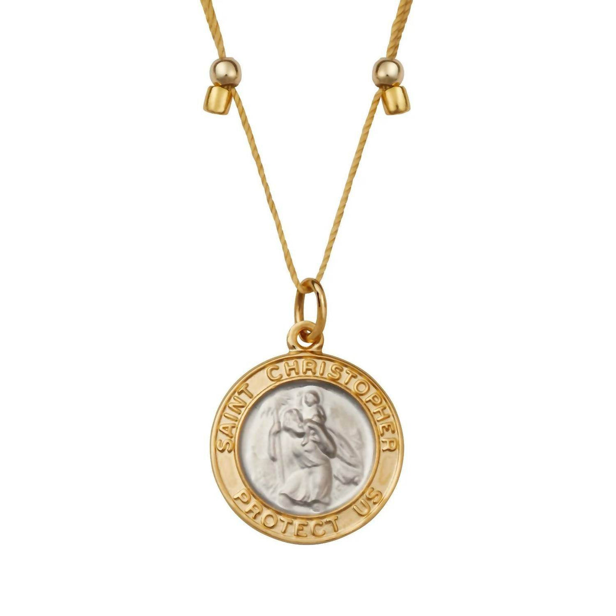 &Livy - Saint Christopher Protection Necklace