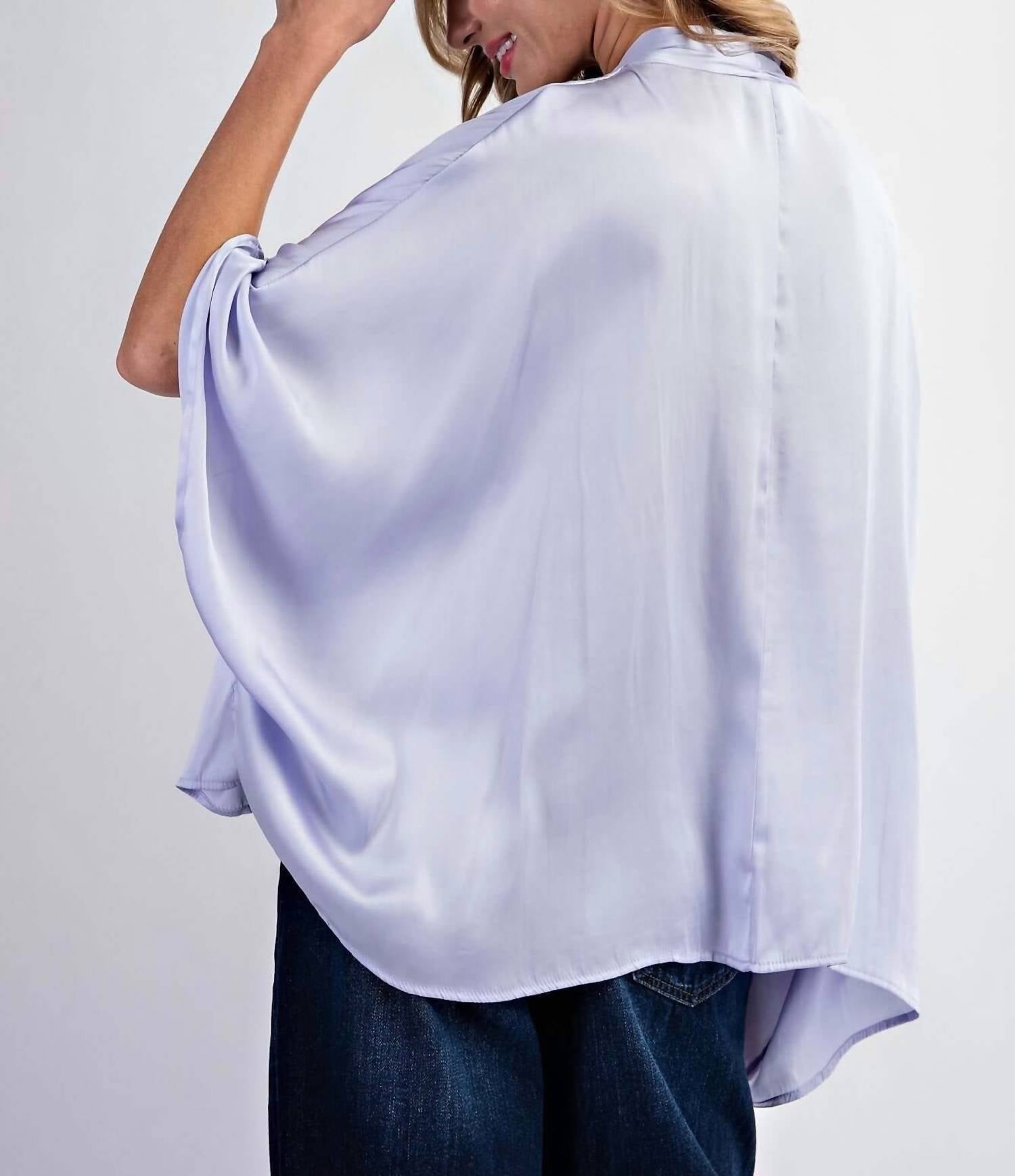 Llove - Margaret Surplice Blouse - blouses - clothing - polyester