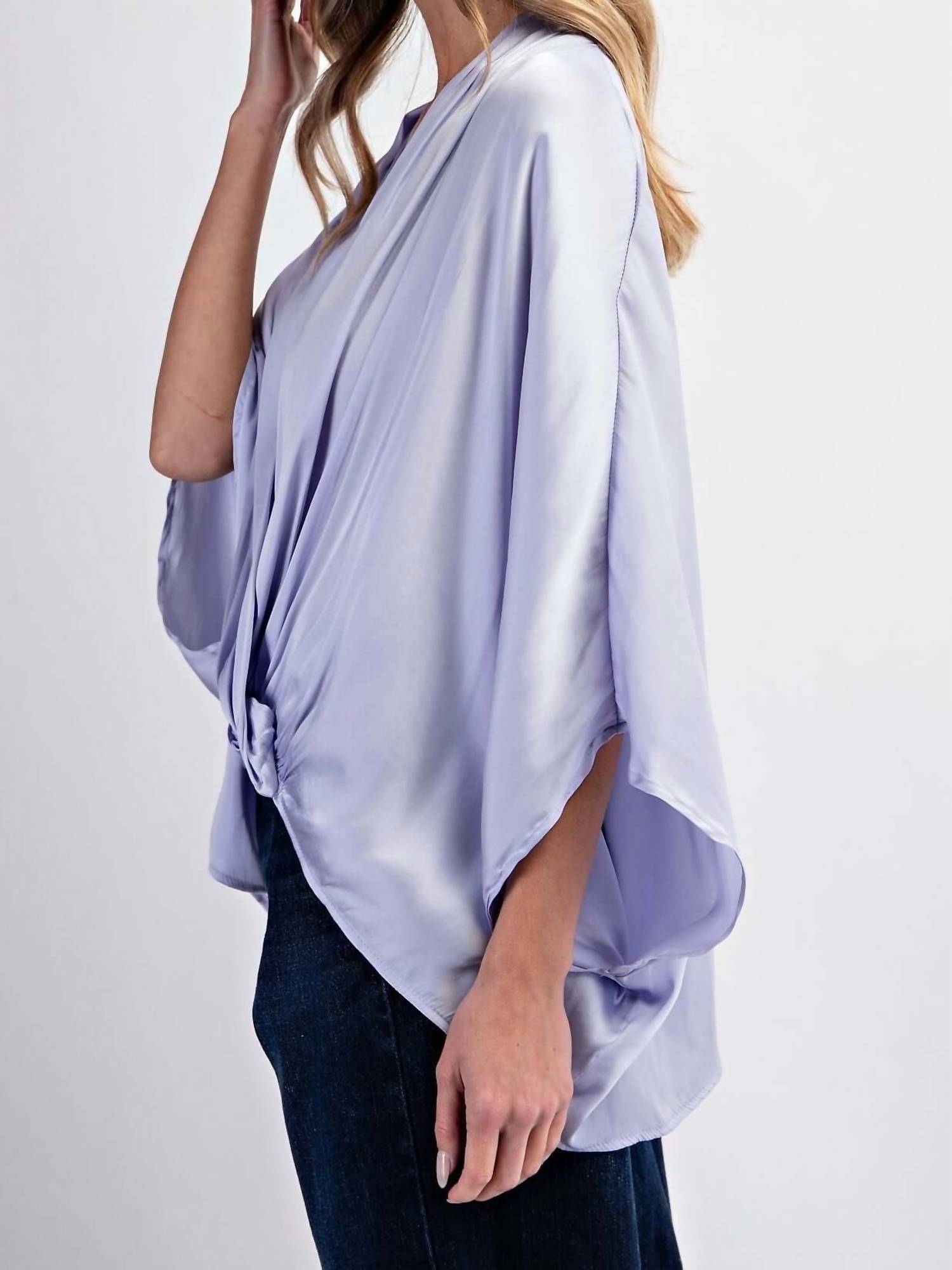 Llove - Margaret Surplice Blouse - blouses - clothing - polyester