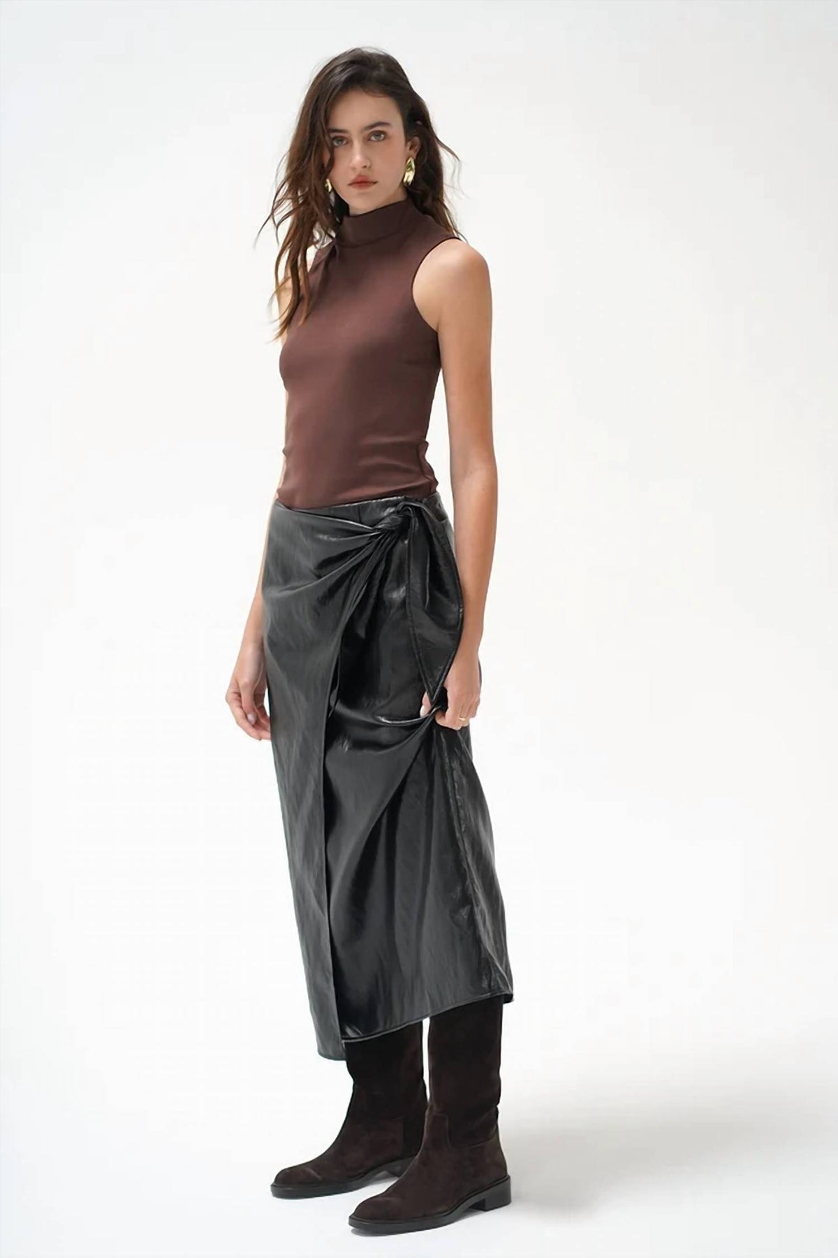 Lna - Celine Turtleneck Top