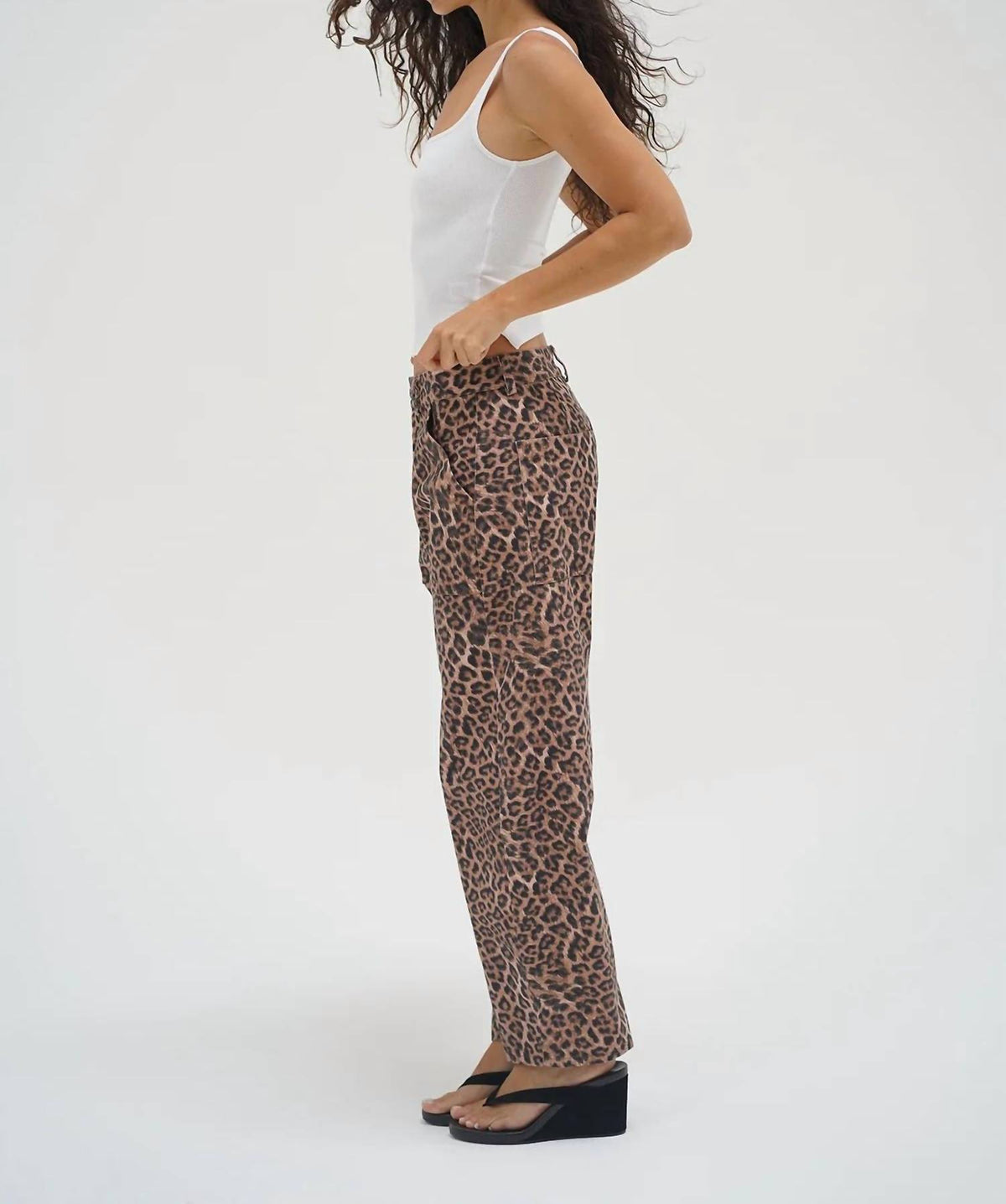 Lna - Cross Creek Leopard Pant