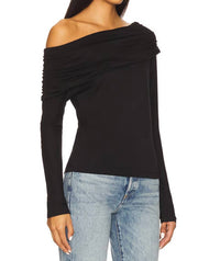 Lna - Giselle Drop Shoulder Long Sleeve Top