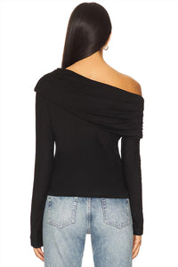 Lna - Giselle Drop Shoulder Long Sleeve Top
