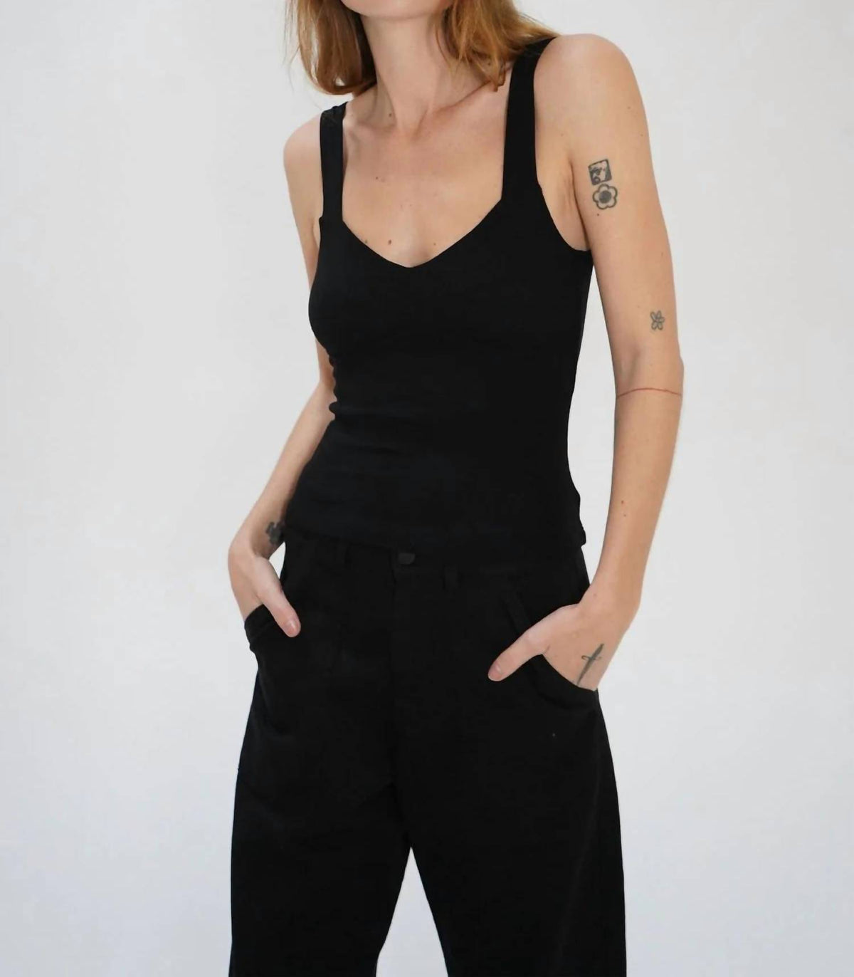 Lna - Iva Ribbed Tank Top