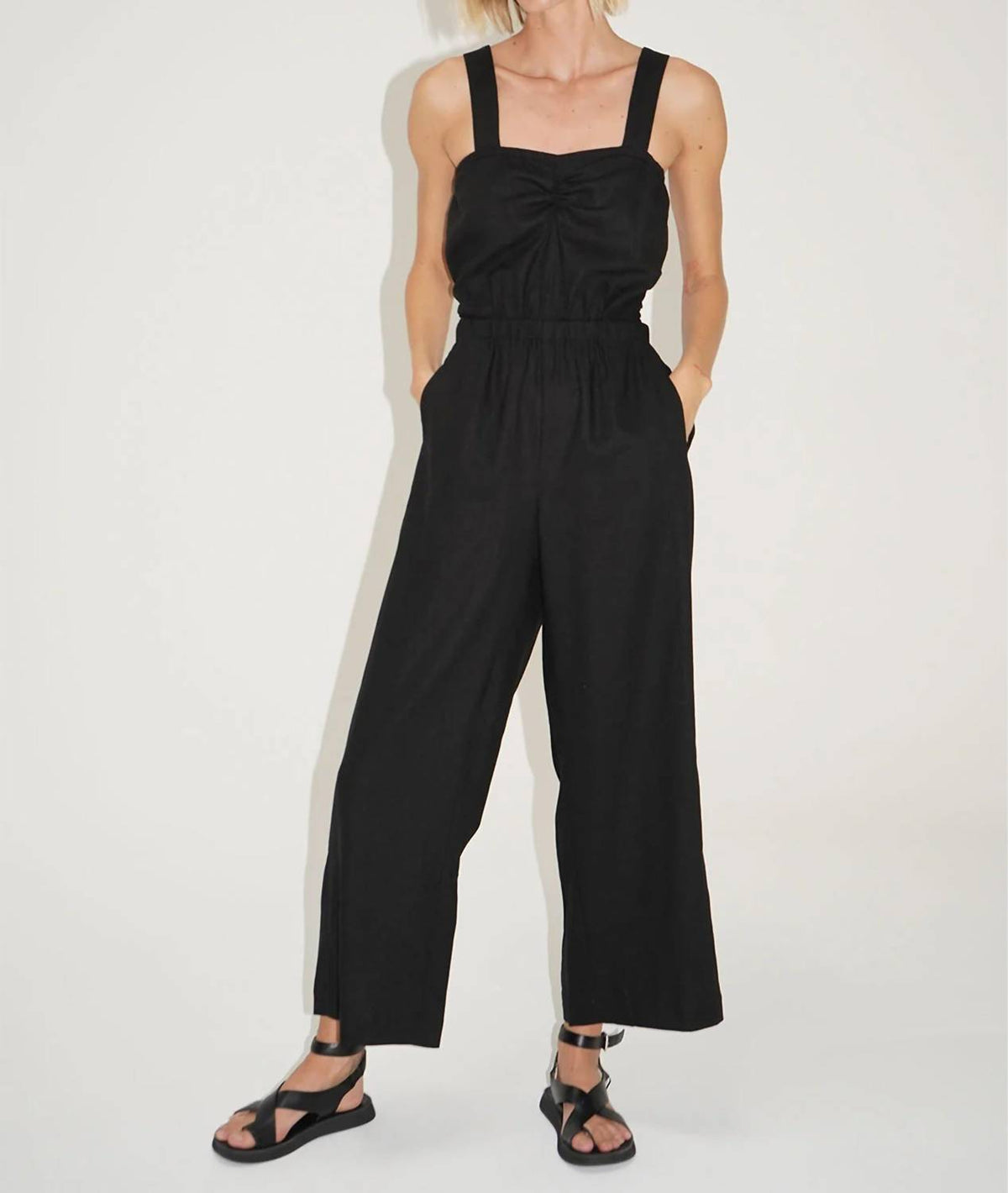 Lna - La Rosa Linen Jumpsuit