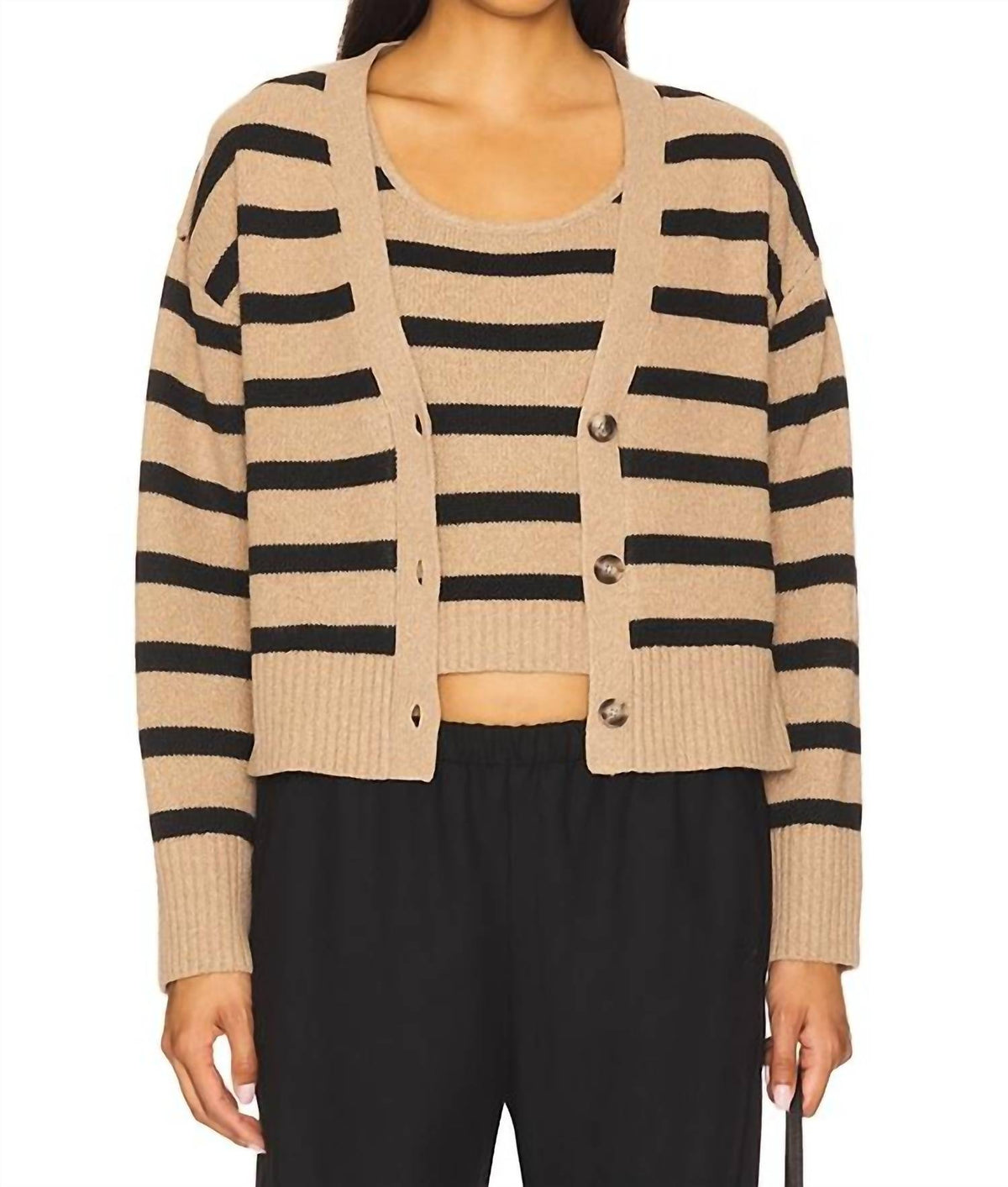 Lna - Piper Cardigan Set
