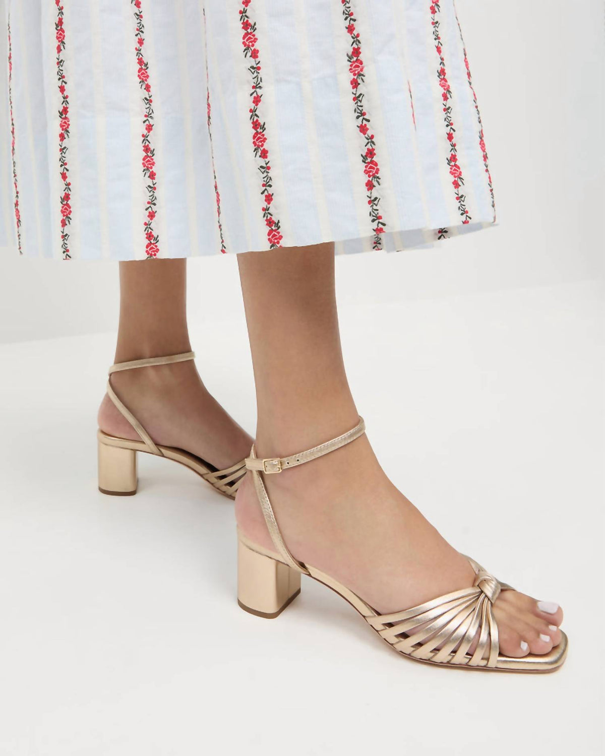 Loeffler Randall - Women's Olivia Leather Knot Sandal