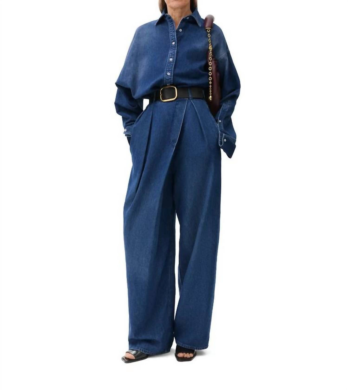 Loewe - Wrap Wide Leg Jeans