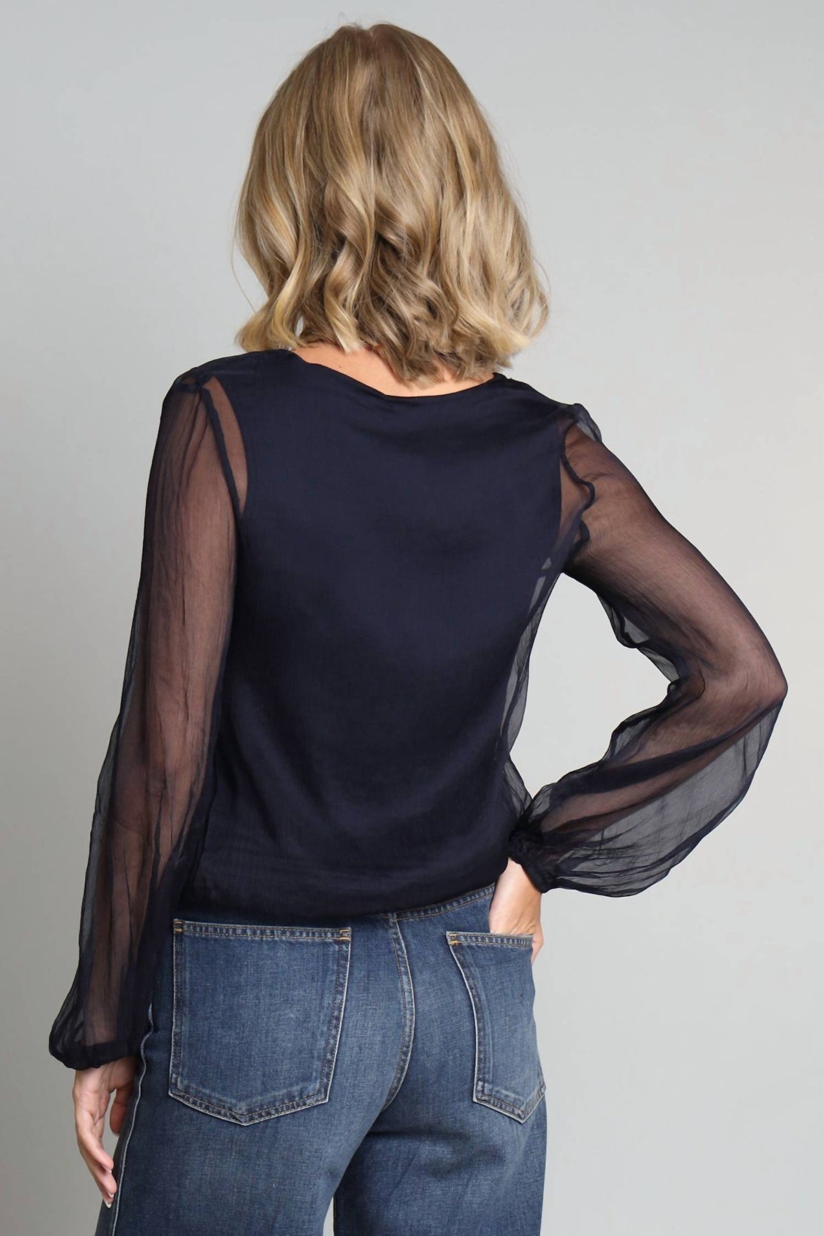 Lola & Sophie - Crinkle Chiffon Top